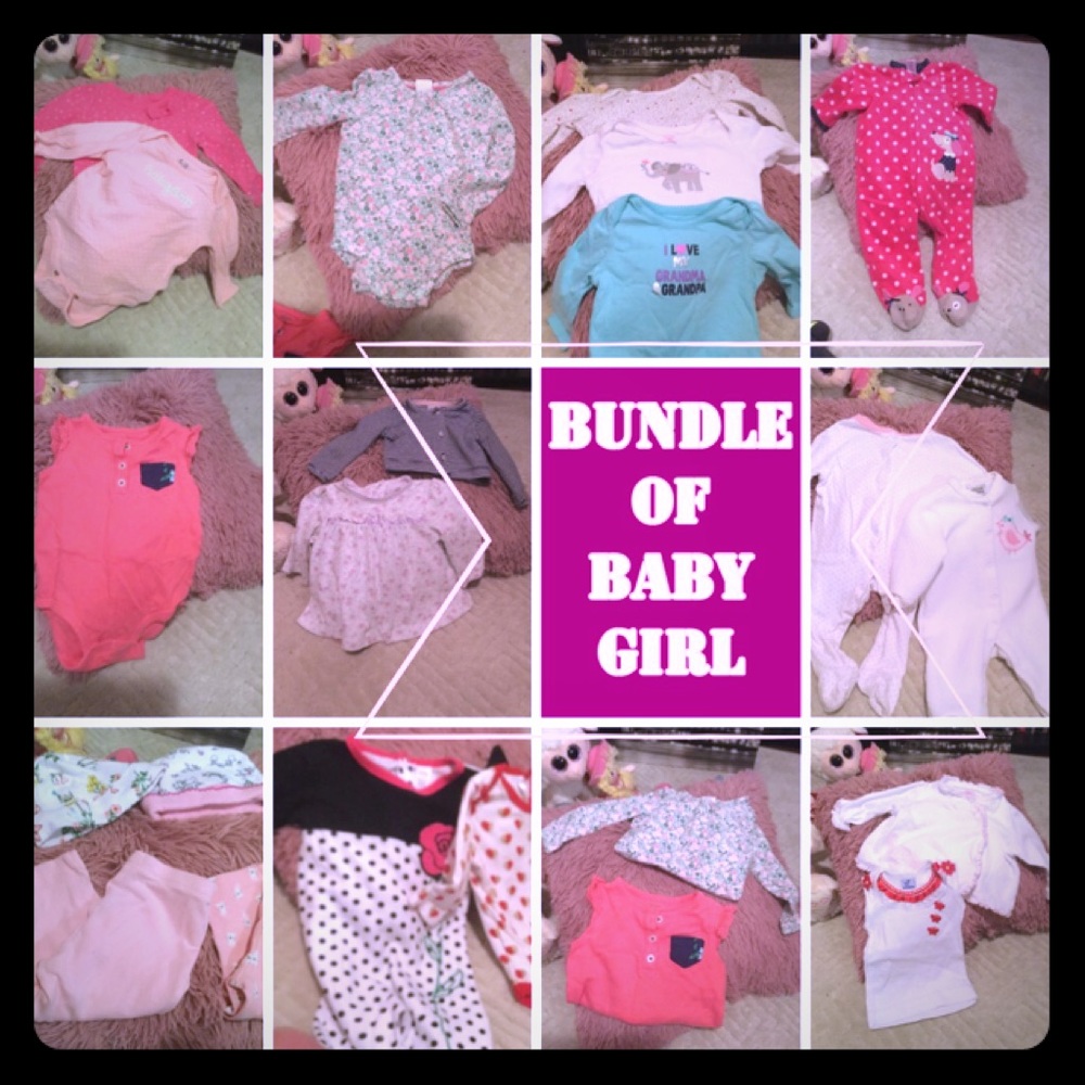 🌺SOLD🌺PACKAGE BABY GIRL CLOTHES❤️ - Picture 1 of 8